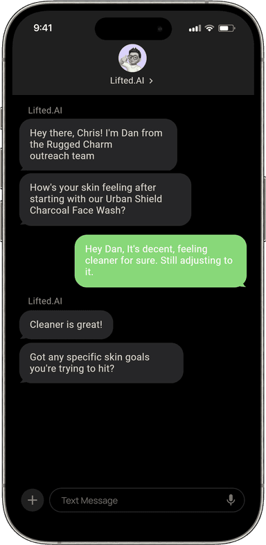 1:1 campaign on iPhone